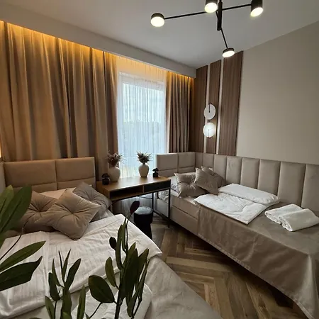 Lejlighed Family & Business Sauna Baltic Horizon No 3 Premium - 3 Bedroom With Private Sauna, Jacuzzi, Rooftop Gym & Panoramic Terrace, Balcony, Underground Garage Gdańsk