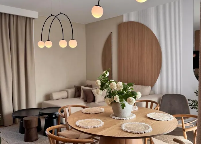 Family & Business Sauna Baltic Horizon No 3 Premium - 3 Bedroom With Private Sauna, Jacuzzi, Rooftop Gym & Panoramic Terrace, Balcony, Underground Garage アパート *