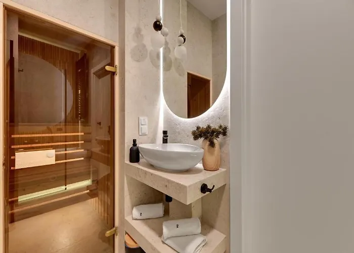 アパート Family & Business Sauna Baltic Horizon No 3 Premium - 3 Bedroom With Private Sauna, Jacuzzi, Rooftop Gym & Panoramic Terrace, Balcony, Underground Garage *