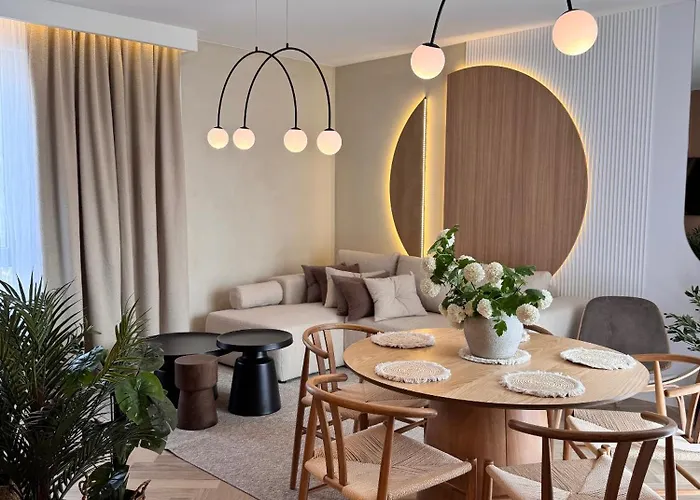 Family & Business Sauna Baltic Horizon No 3 Premium - 3 Bedroom With Private Sauna, Jacuzzi, Rooftop Gym & Panoramic Terrace, Balcony, Underground Garage アパート