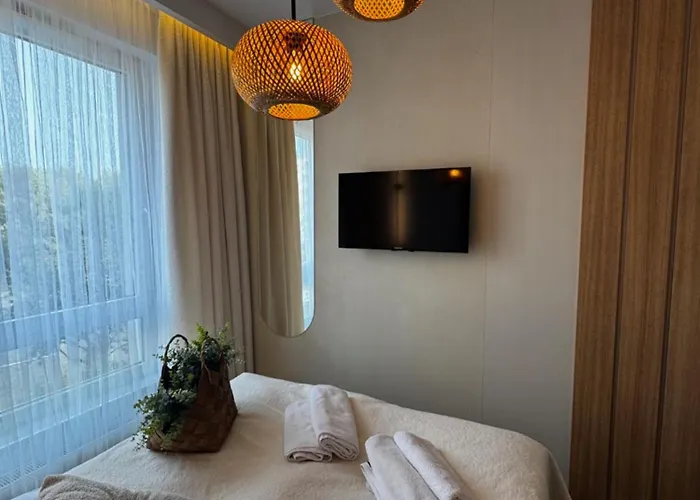 Family & Business Sauna Baltic Horizon No 3 Premium - 3 Bedroom With Private Sauna, Jacuzzi, Rooftop Gym & Panoramic Terrace, Balcony, Underground Garage アパート *