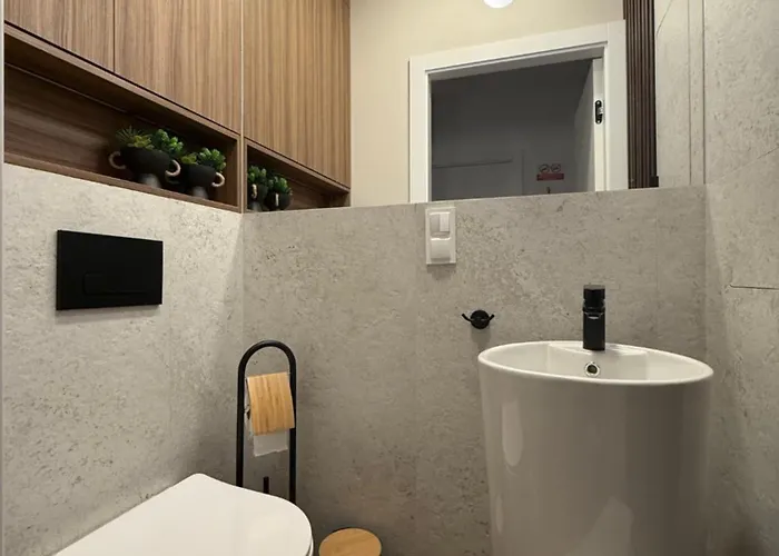 Family & Business Sauna Baltic Horizon No 3 Premium - 3 Bedroom With Private Sauna, Jacuzzi, Rooftop Gym & Panoramic Terrace, Balcony, Underground Garage アパート