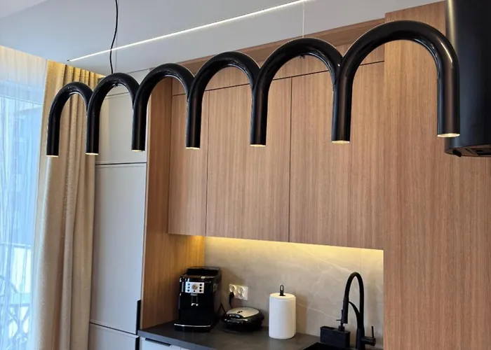 アパート Family & Business Sauna Baltic Horizon No 3 Premium - 3 Bedroom With Private Sauna, Jacuzzi, Rooftop Gym & Panoramic Terrace, Balcony, Underground Garage